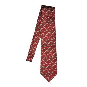 Dormeuil Men’s All Silk Tie Novelty Cars Umbrellas Print Necktie